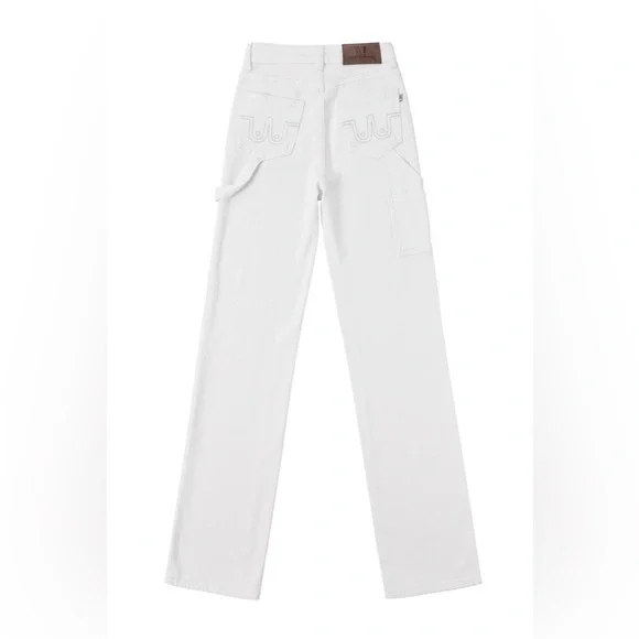 NWT Fashion Brand Company XS TALL White Farm Nap Jeans